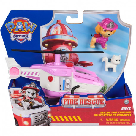 Paw Patrol päästehelikopter Skye'i komplektis Skye koerakujuke ja kassikujuke