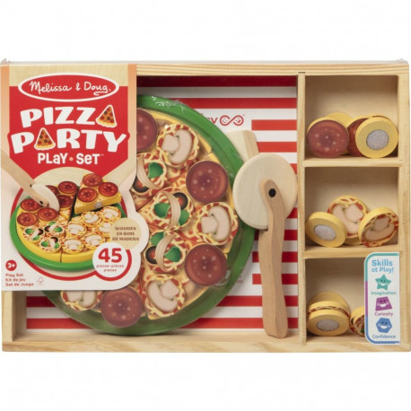 Melissa & Doug mängukomplekt pizzapidu