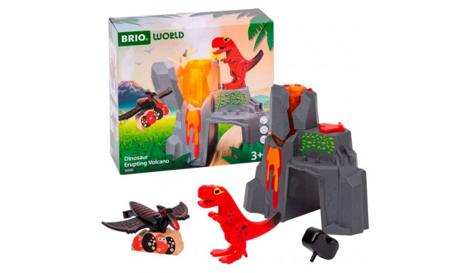 World dinosaurusevulkaan purskefunktsiooniga