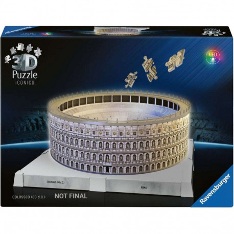 Iconics 3D-pusle Rooma kolosseum valgustusega (216 Teile)
