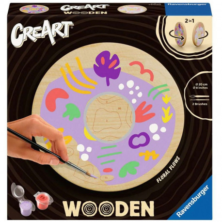 Ravensburger CreArt Wooden - Floral Streams