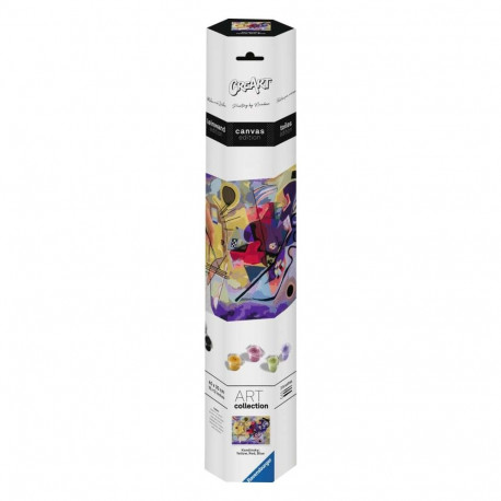 CreArt ART Collection Leinwand Edition - Yellow, Red, Blue (Kandinsky)