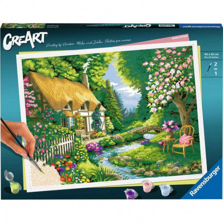Ravensburger CreArt - Country House by the River, Painting