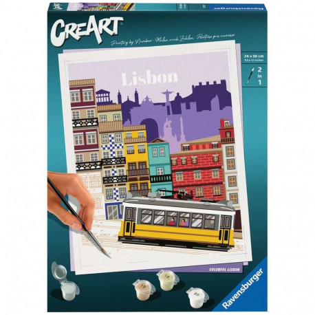 Ravensburger CreArt - Colorful Lisbon, Painting