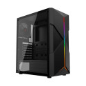 Krux Astral, tower case black, tempered glass