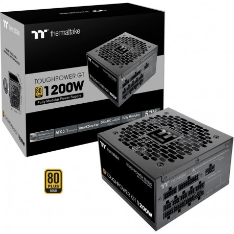 Toughpower toiteplokk GT 1200W 2x 12-Pin High Power GPU 5x PCIe kaablite juhtimine, must