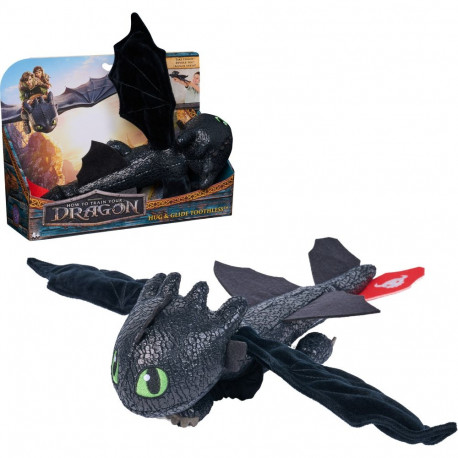 Drachenzähmen leicht gemacht - Plüsch-Drache Ohnezahn (mit Gleit- und Griffunktion)