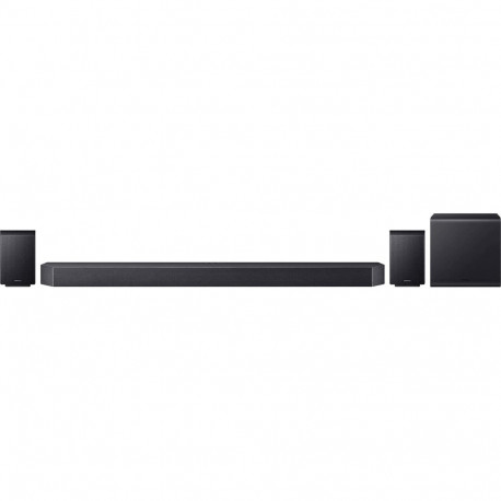 Q-Series Soundbar HW-Q995GF (schwarz, 11.1.4-Kanal, Rücklautsprecher, Q-Symphony, Kabelloses Dolby A