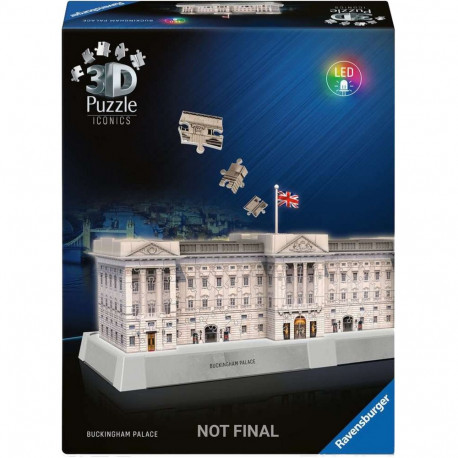 Ravensburger 3D Puzzle Iconics: Buckingham Palace - with light 216 pieces