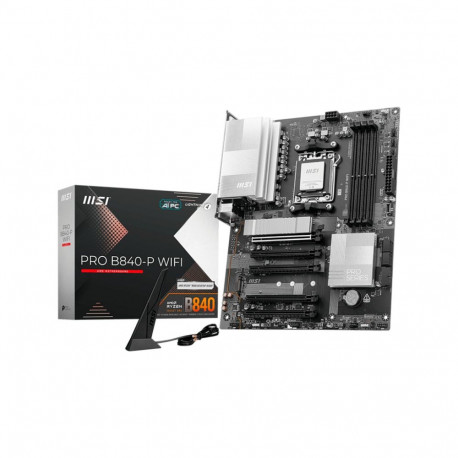 MSI PRO B840M-P WIFI6E - Socket AM5 - motherboard black/silver