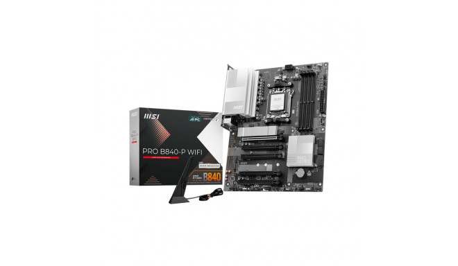 PRO B840M-P WIFI6E, must/hõbedane
