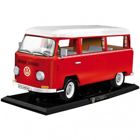 Volkswagen matkabuss T2a eriväljaanne mõõtkavas 1:12, punane/valge