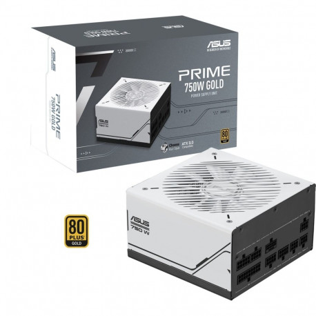 Prime 750W Gold (weiß, 1x 12-Pin High Power GPU, 3x PCIe, Kabelmanagement, 750 Watt)