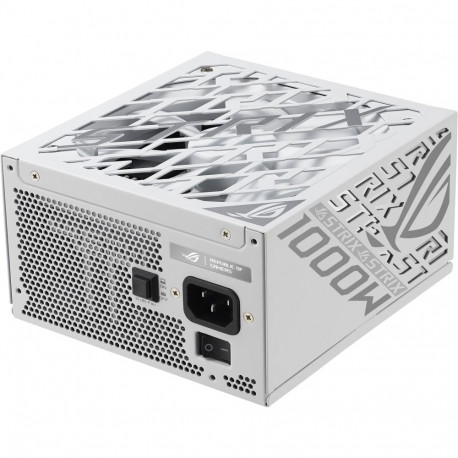 ASUS ROG-STRIX-1000P-GAMING-WHITE, PC power supply white, 1x 12-pin High Power GPU, 4x PCIe, cable m