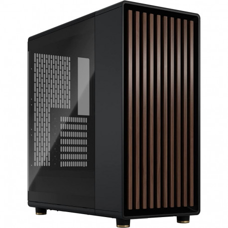 North Charcoal Black TG Dark (schwarz/holz, Tempered Glass-Version)