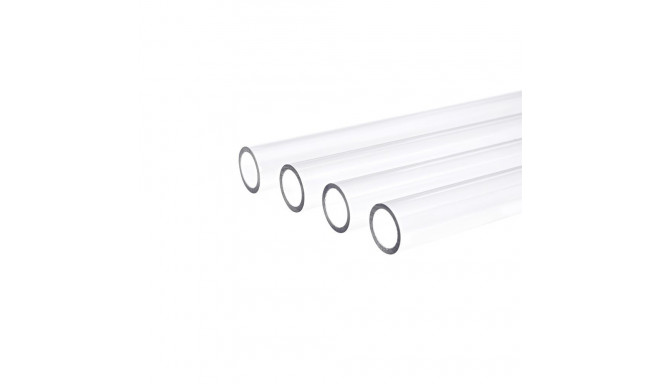 Eisrohr 13/10mm PETG HardTube 60cm (transparent, 4er Set)