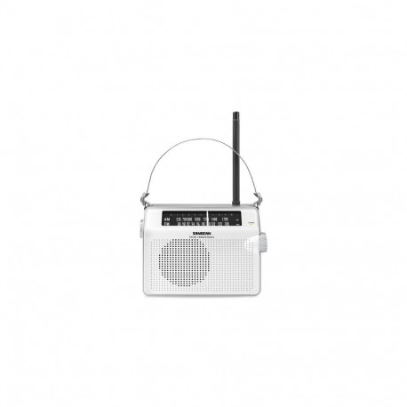 Sangean PR-D6 Portable Analog White