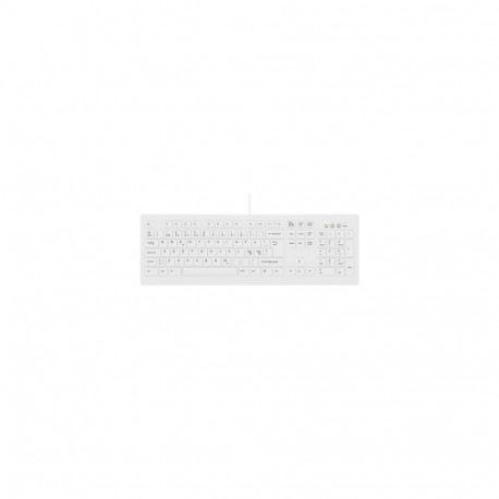 Contour Design Active Key Contour ClassicClean Medical Keyboard Removable Cover Full-Size Wired Whit