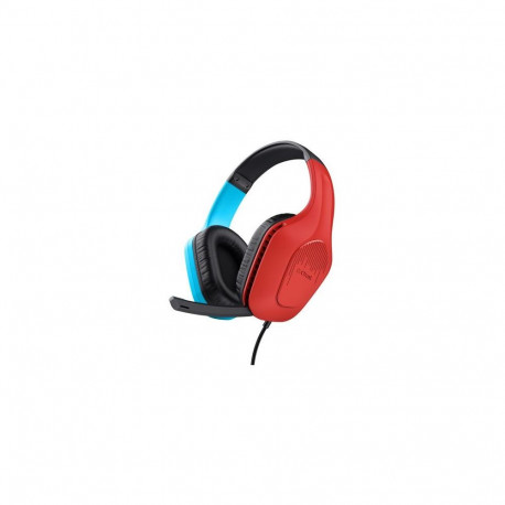 Trust GXT 416S Zirox Headset Wired Head-band Gaming Black, Cyan, Red