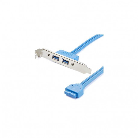 StarTech.com 2 Port USB 3.0 A Female Slot Plate Adapter
