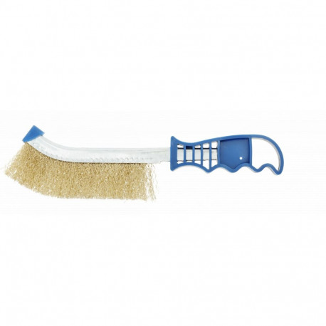 Misiņa birste metāla tīrīšanai, 250 mm, HT7D751, HOGERT