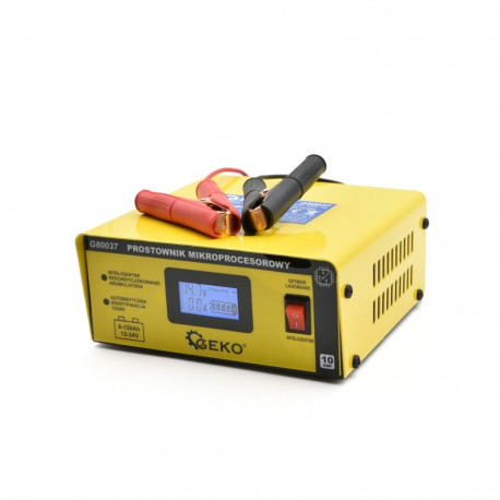 Akumulatoru lādētājs LCD 12/24V, G80037 GEKO