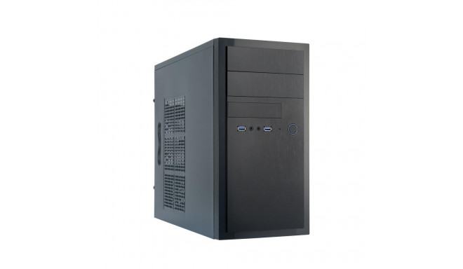 Chieftec computer case MiniTower MicroATX, black (HT-01B-OP)