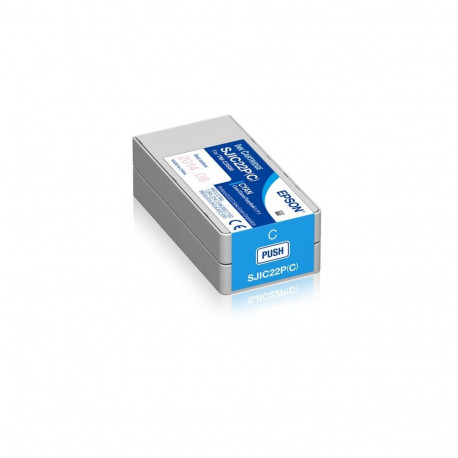 Epson SJIC22P(C) (C33S020602) Ink Cartridge, Cyan