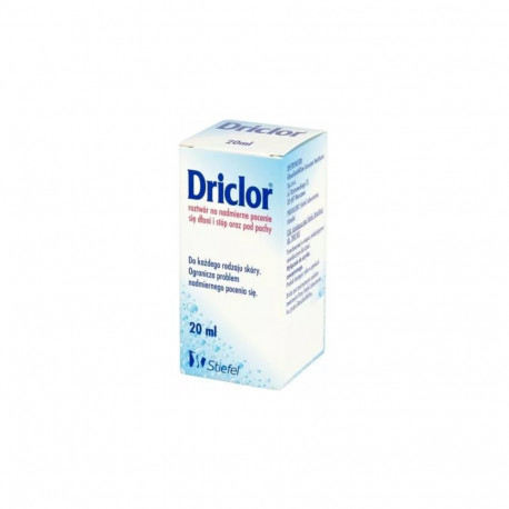 Driclor Antiperspirant 20% aluminum chloride 20ml