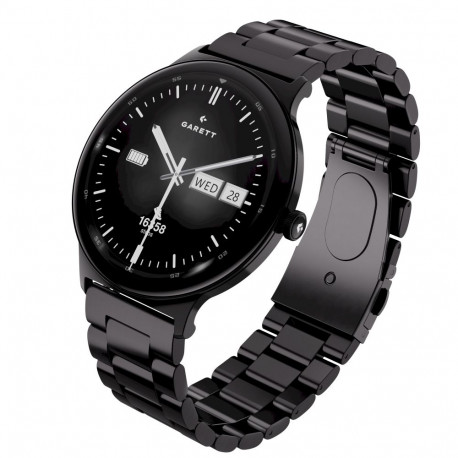 Garett Smartwatch Quantum Black steel