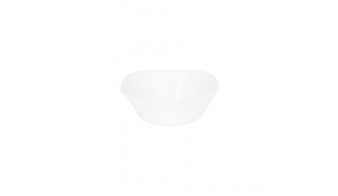 BOWL SQUARE 24.5CM WHITE