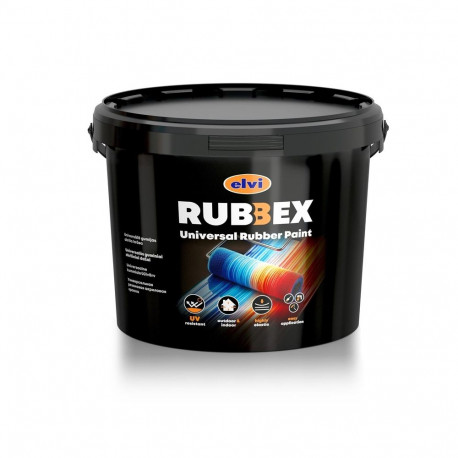 RUBBEX universaalne tumepruun värv 1.2kg