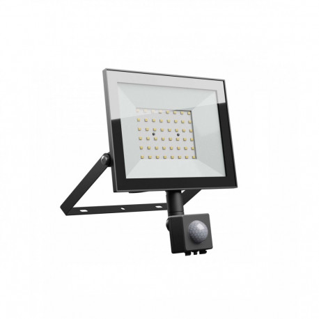 FLOODLIGH SENSOR 50W 230V neutraalne valge IP44 must