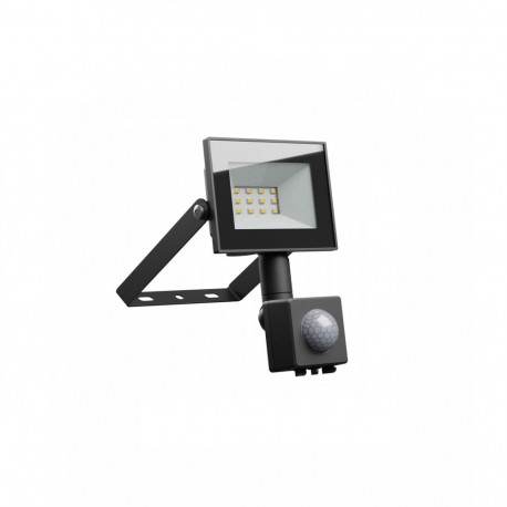 FLOODLIGH SENSOR 10W 230V NW IP44 must anduriga prožektor