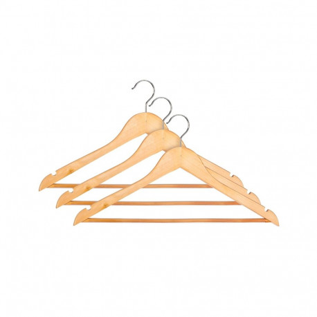 puidust riidepuu LSN001-B naturaalne 3 tk