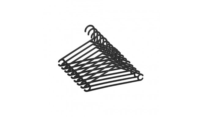 plastikust laste riidepuu must LSP023K 10 tk