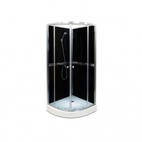 SHOWER ENCL QA047-90 NERO 90X90X200 3P
