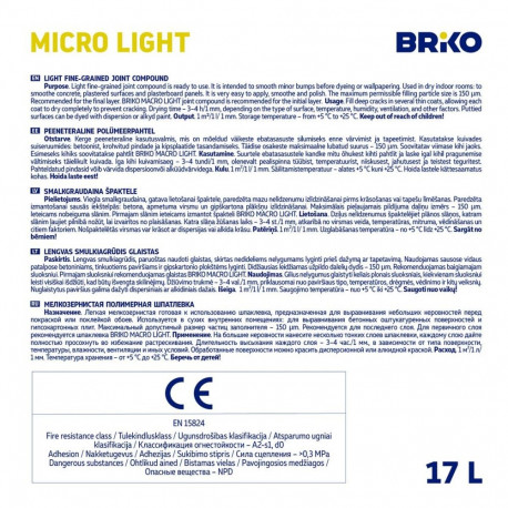 pahtel Briko Micro Light 17L ämber