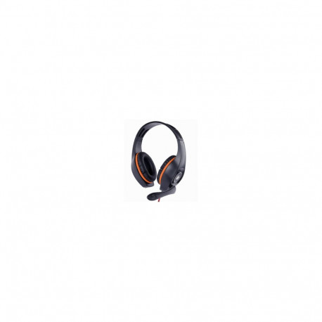 GEMBIRD gaming headset GHS-05-O with volume control black-orange 3.5 mm