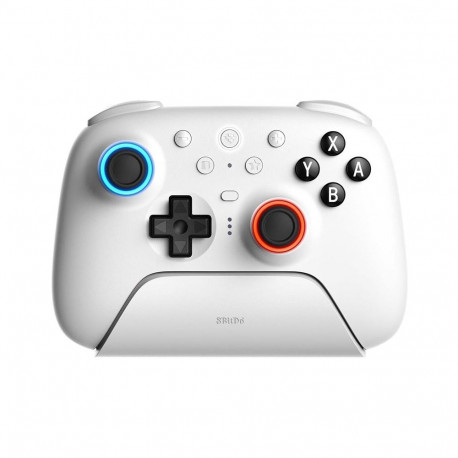 Pult 8BitDo PC/SWITCH/SWITCH2 Ultimate 2 + Charger (W), valge