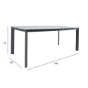 Table BEIDA 180x90xH75cm, grey