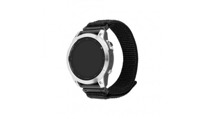 Fixed Sporty rihm Garmin QuickFit 26mm jaoks 160-210 must nailon