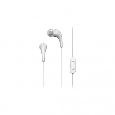 Wired earphones jack with mircophone 3,5mm MOTOROLA Ear Buds 2-s white