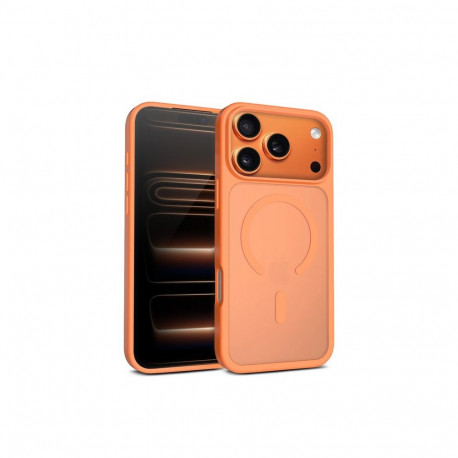 Case MagSafe iPhone 17 Pro Orange Hybrid Matte