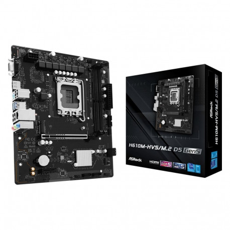 emaplaat H610M-HVS/M.2 s1700 GEN5 2DDR5 DP/HDMI mATX