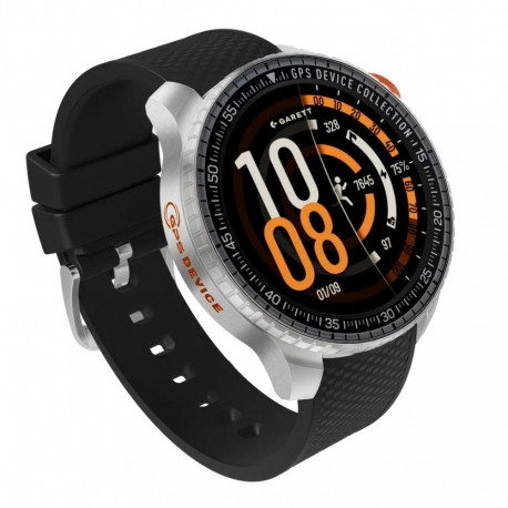 Silver Smartwatch with GPS and Built-in Compass