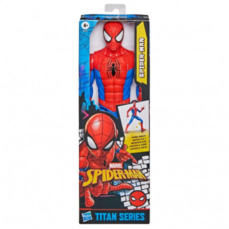 SPIDER-MAN Figure Titan Series  Red Blue Classic Spiderman 30 cm