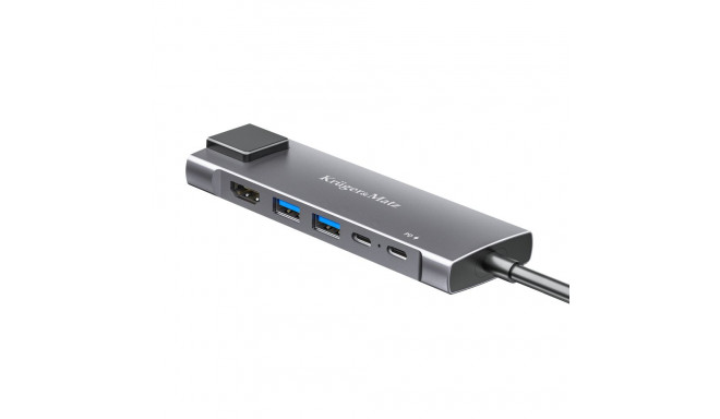 USB-C hub HDMI/2xUSB3.0/2xUSB-C/RJ45
