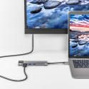 adapter (HUB) USB tüüpi C HDMI/2x USB3.0/2x USB tüüpi C/RJ45