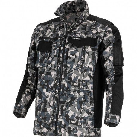 Bluza z odpinanymi rękawami szaro-czarna, "s", ce, lahti